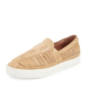 Joie Huxley Huarache Slip On Shoes Leather Buff